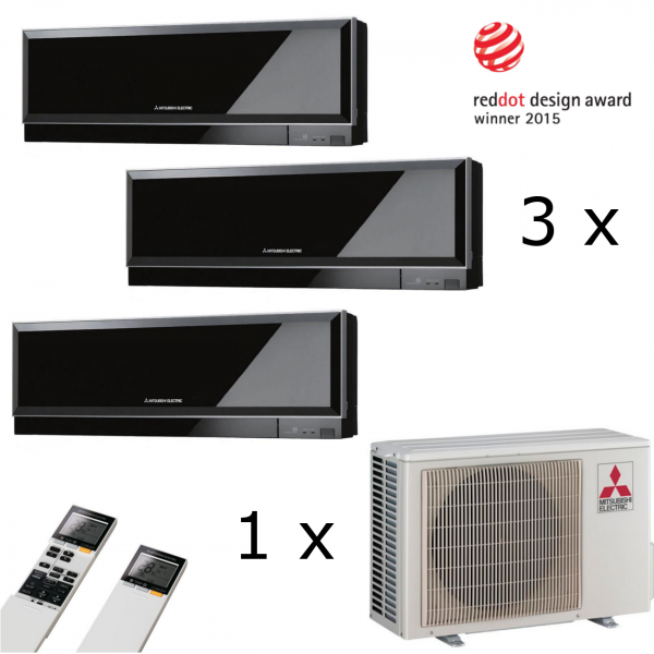 MultiSplit Klimaanlage Premium 1+1+3 kW Kühlen