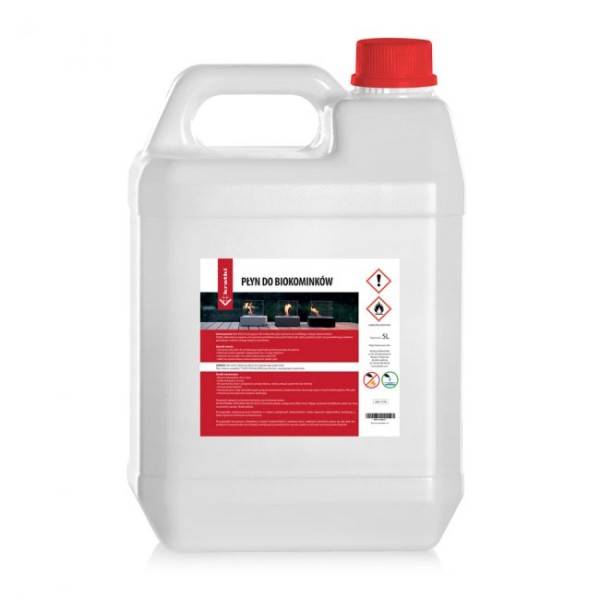 Biobrennstoff / Bio-Ethanol für Biokamine - 5 Liter